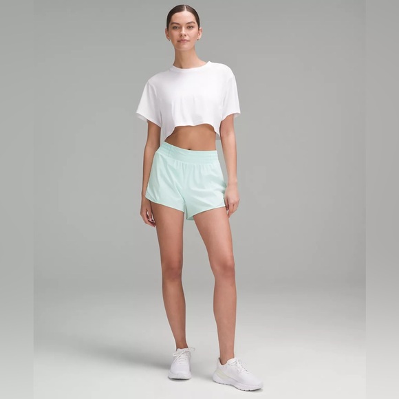 NWT Lululemon Hotty Hot High-Rise Lined Short 4" IdealMint - Picture 2 of 8